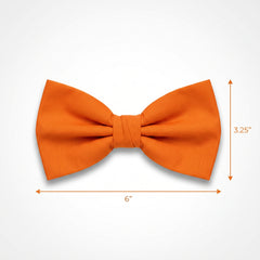 Vibrant Orange Bow Tie - Perfect for Team Spirit & Costumes