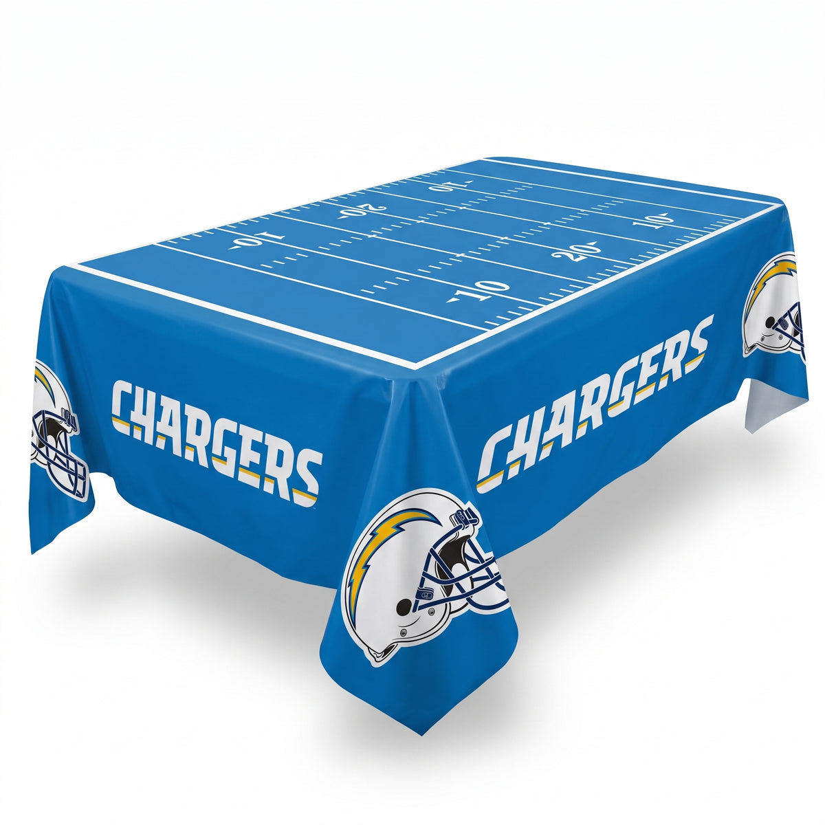 Los Angeles Chargers Plastic Table Cover - 54" x 96"