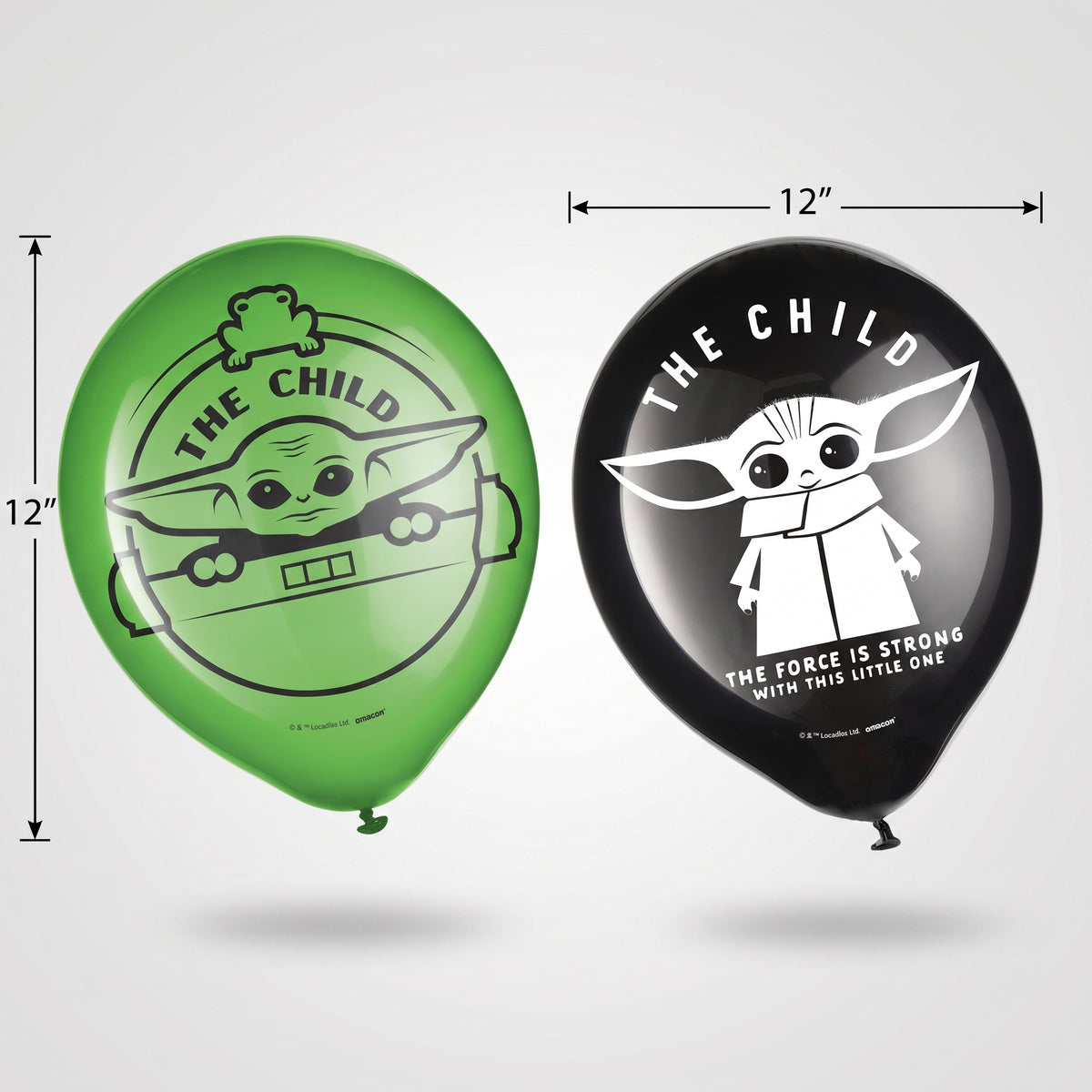 The Mandalorian The Child Latex Balloons - 6 Pack