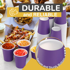 Unleashed - 9 Oz. Purple Paper Cups - 100 Ct.