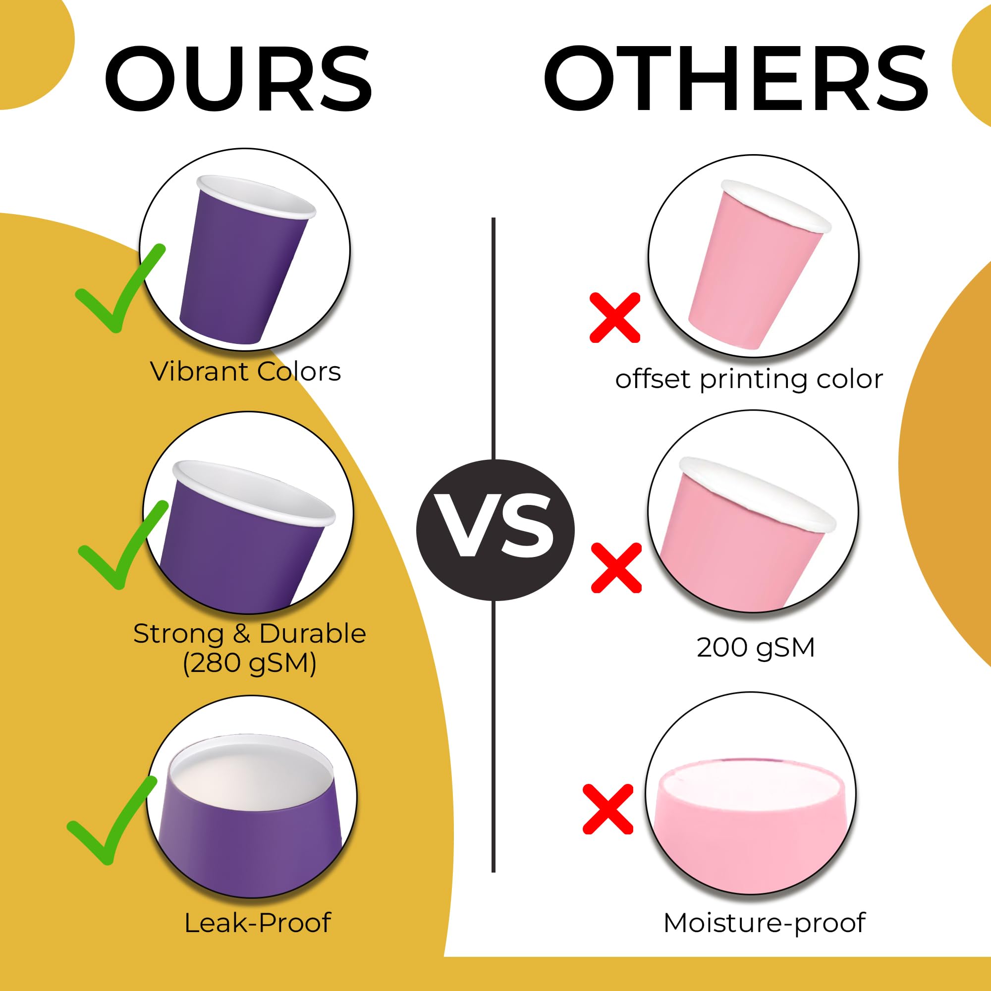 Unleashed - 9 Oz. Purple Paper Cups - 100 Ct.