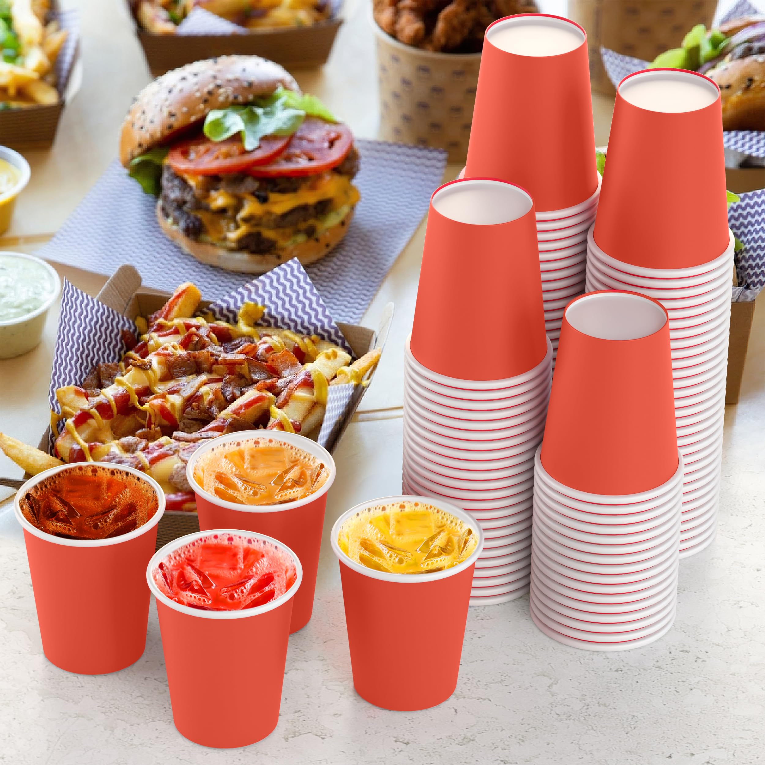 Little Gym - 9 Oz. Red Paper Cups - 100 Ct.