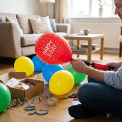 "Happy B-Day" 12-Inch Latex Balloons, 72-Pack