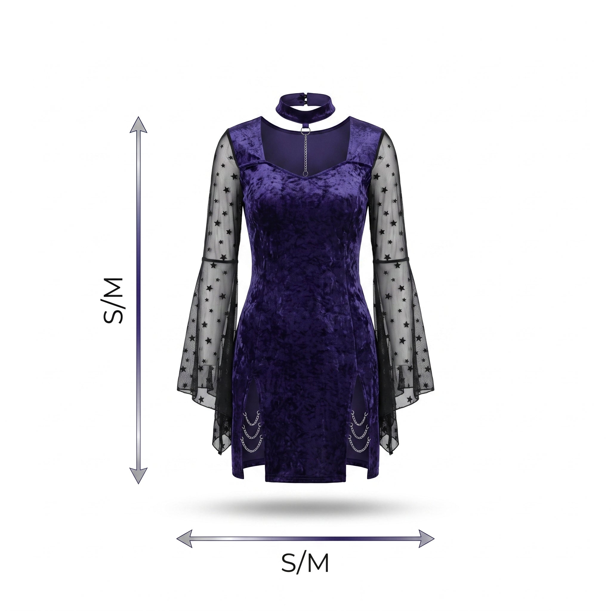 Enchanting Bad Witch Costume Dress - Women's S/M