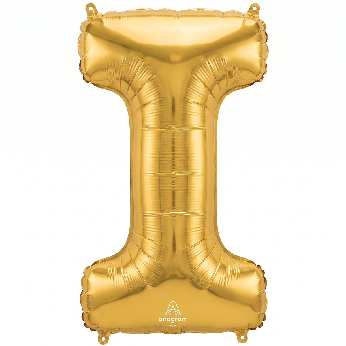 Gold Foil Super Shape Letter "I" Balloon