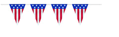 9 Ft. Patriotic Flag Garland