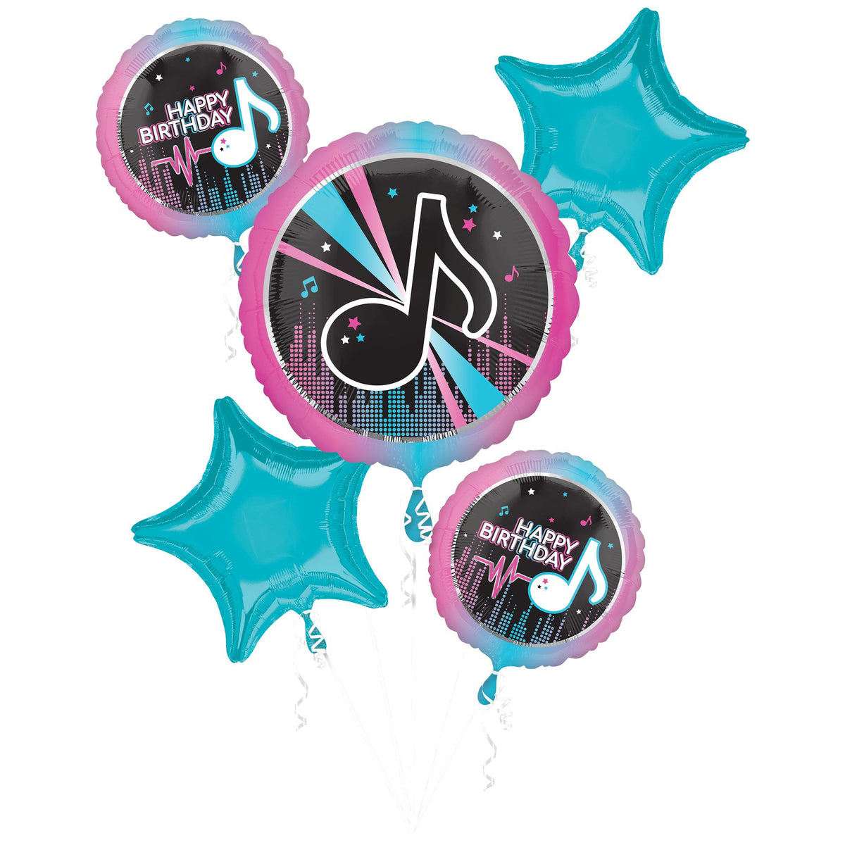 Internet Famous Birthday Balloon Bouquet - 5 Piece Set