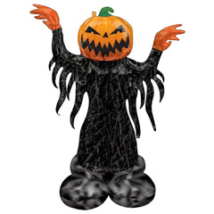 Spooky Pumpkin Head Halloween AirLoonz Balloon