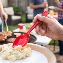 Brava Red Plastic Spoons - 7.5 in. - 20 Pack