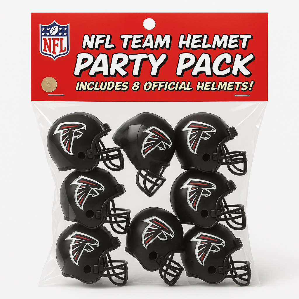 Atlanta Falcons Mini Helmet Party Pack - 8 Pieces