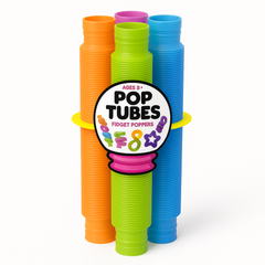 Colorful Pop Tubes Fidget Toy Set