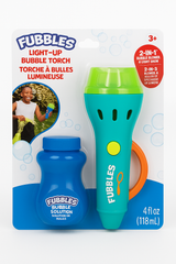 Fubbles Light-Up Bubble Torch for Kids