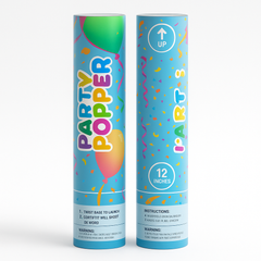 Vibrant 12" Confetti Popper Cannon