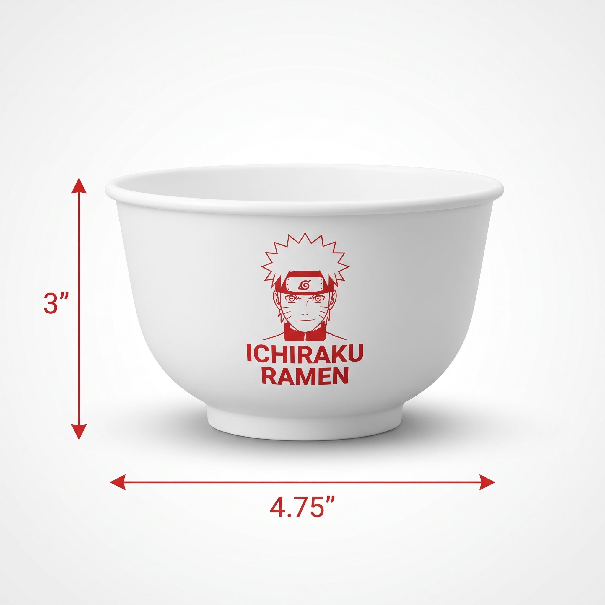 Naruto Ramen Paper Bowls - 8 Pack for Kids' Birthday Parties