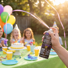 Purple Streamer String Spray - 3 oz Party Fun