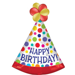 Celebrate in Style Foil Birthday Hat Balloon