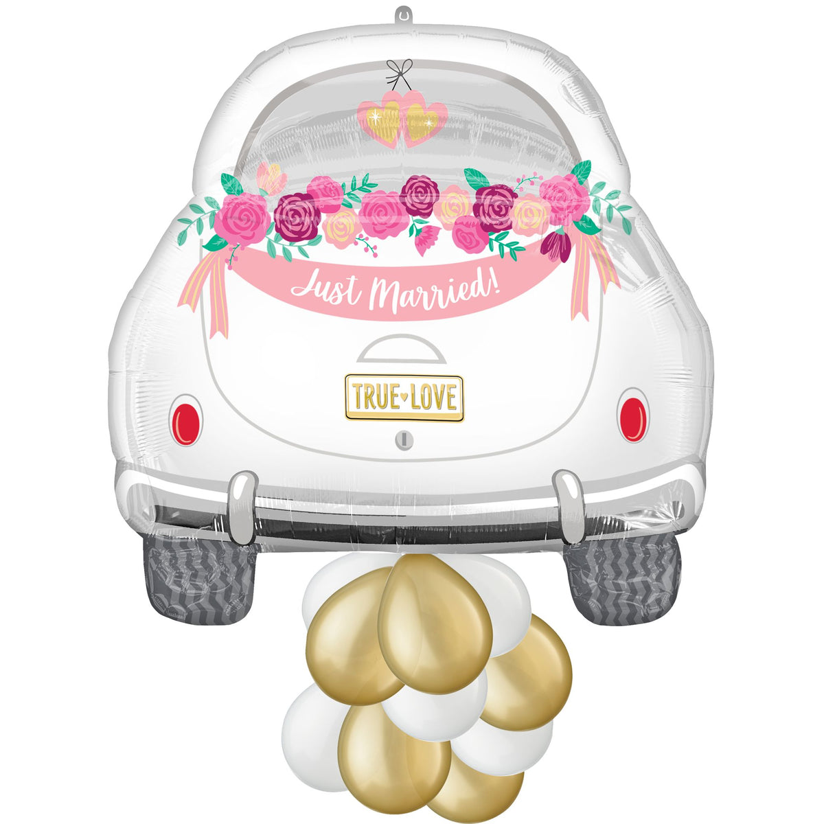 "Just Married" Car Shape Foil Balloon