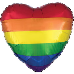 Heart-Shaped Pride Foil Balloon