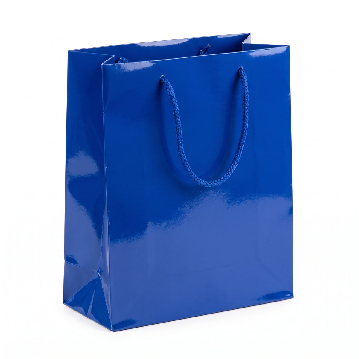 Glossy Royal Blue Medium Gift Bag