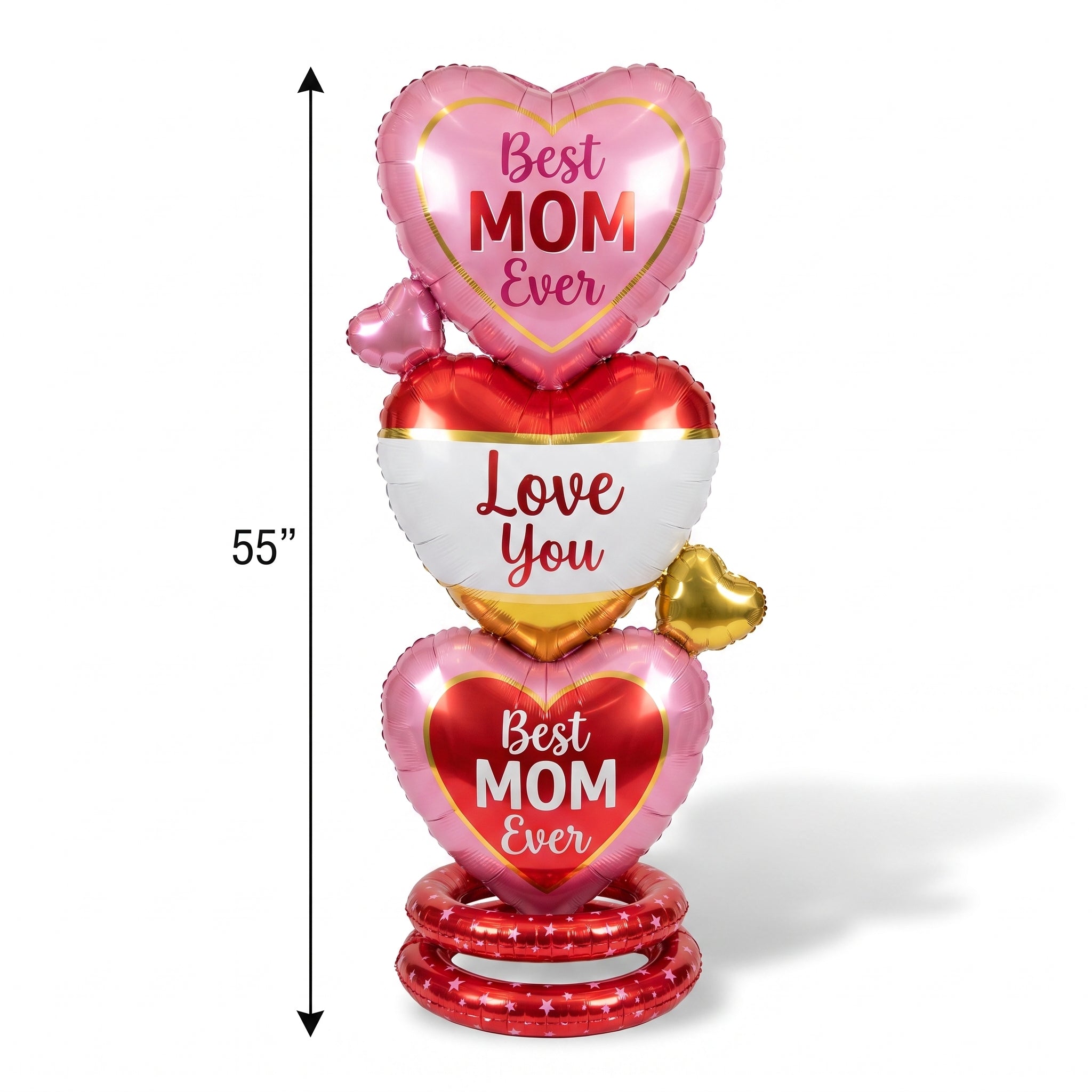 Colorful Heart Airloonz for Mother's Day