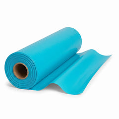 Caribbean Blue Plastic Table Cover Roll - 40" x 100'