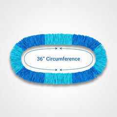 Vibrant Two-Tone Blue Lei