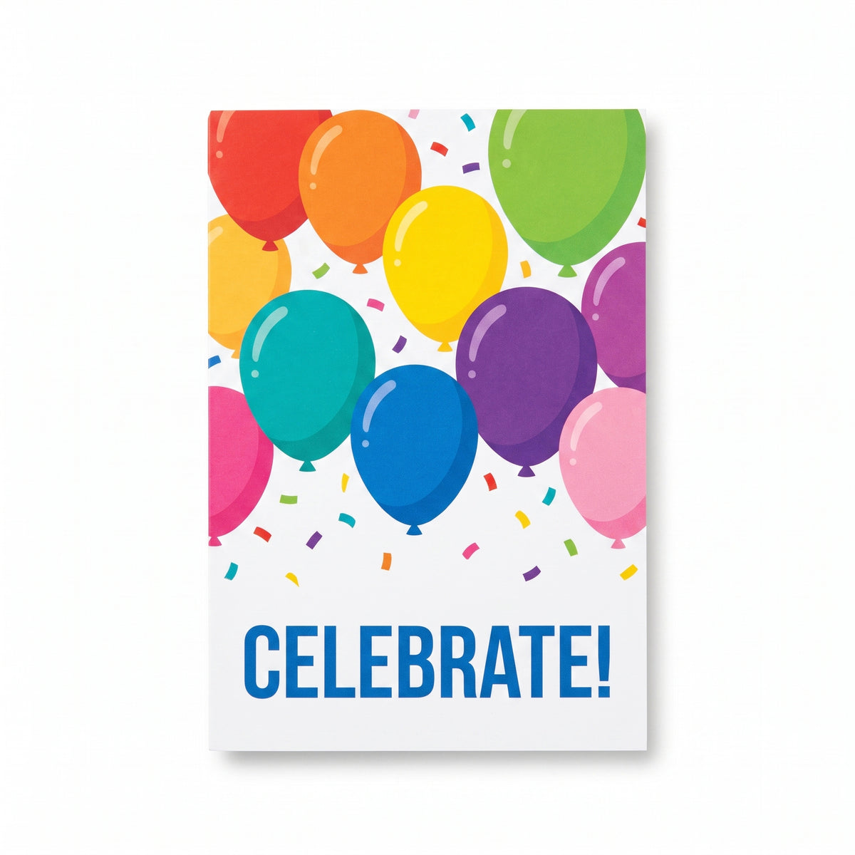Vibrant Balloon Birthday Invitations
