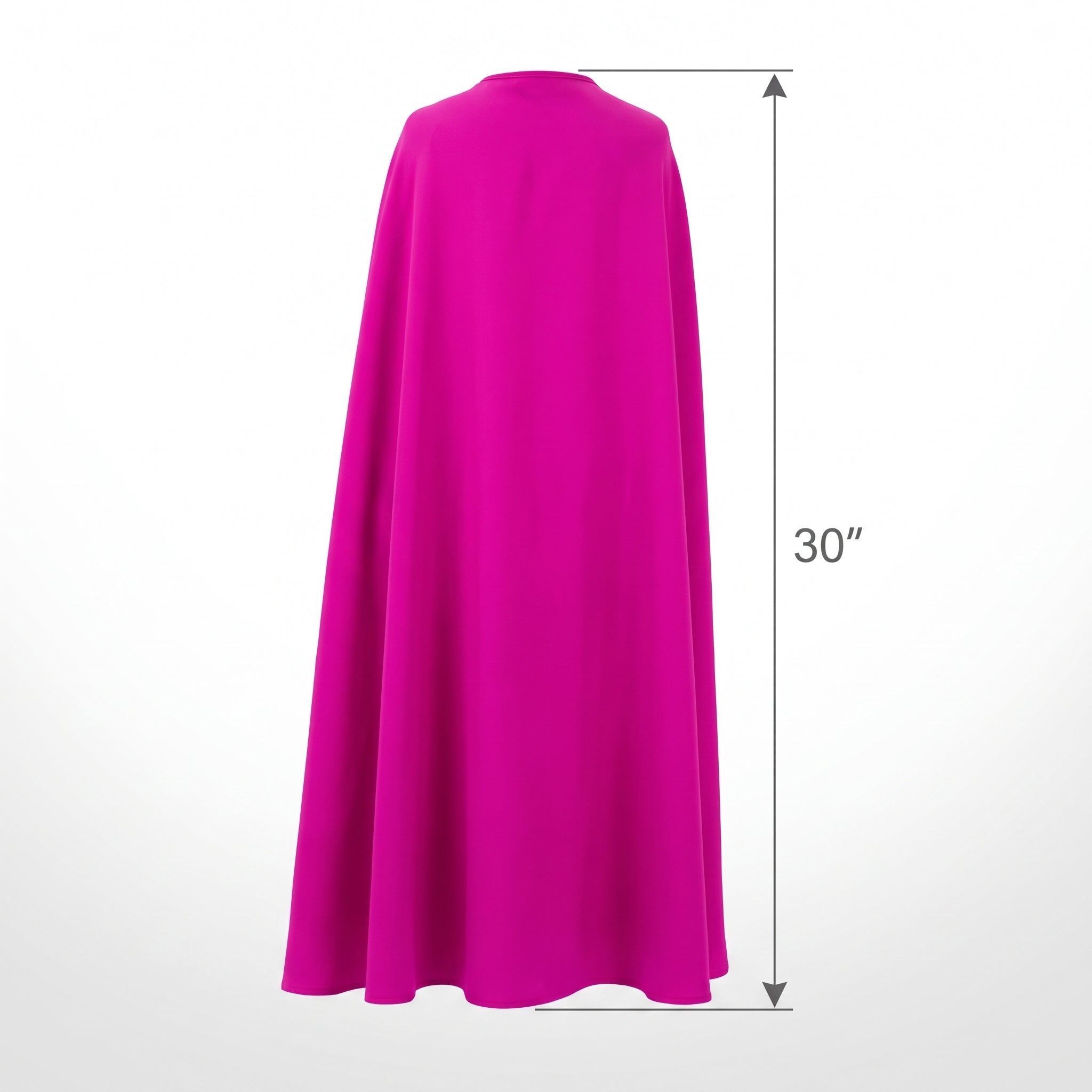 Bright Pink Superhero Cape Costume Accessory