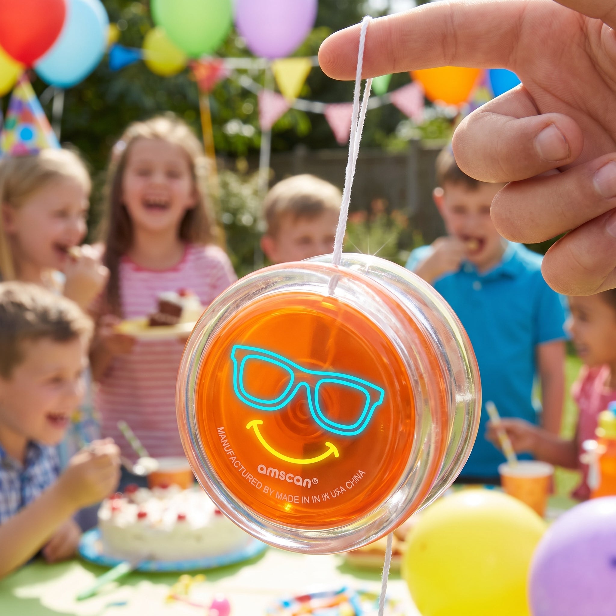 Colorful Icon Yo-Yos Party Favor Pack, 8-Count