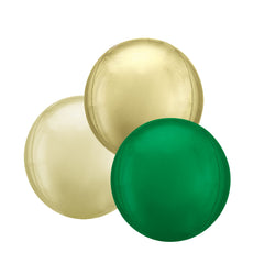 Metallic Geometric Foil Balloon Set