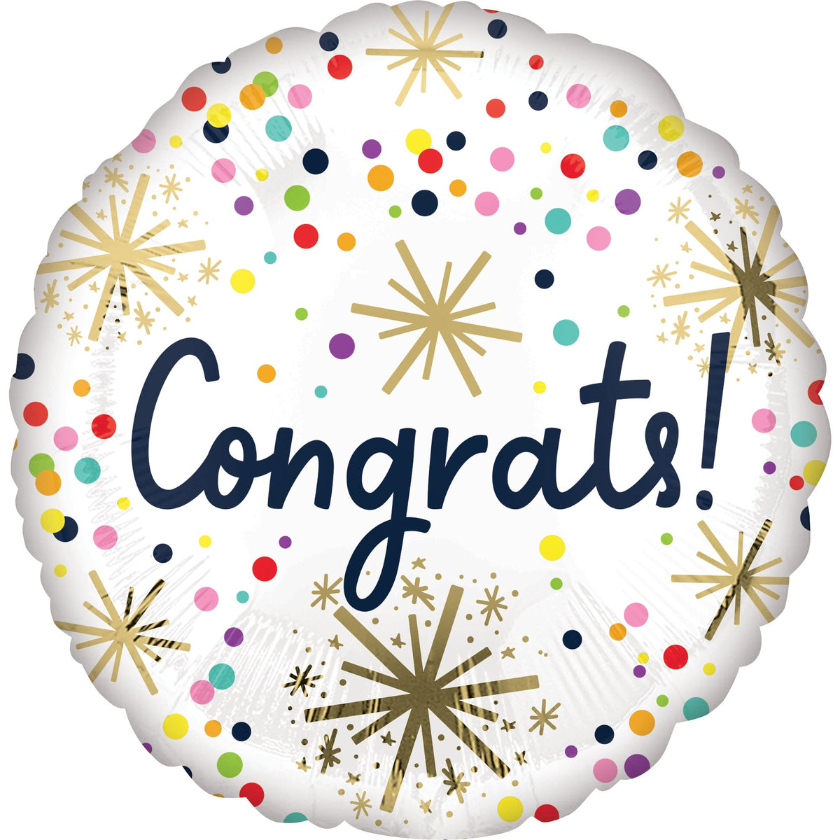 Sparkling Congrats Foil Balloon - 18-inch