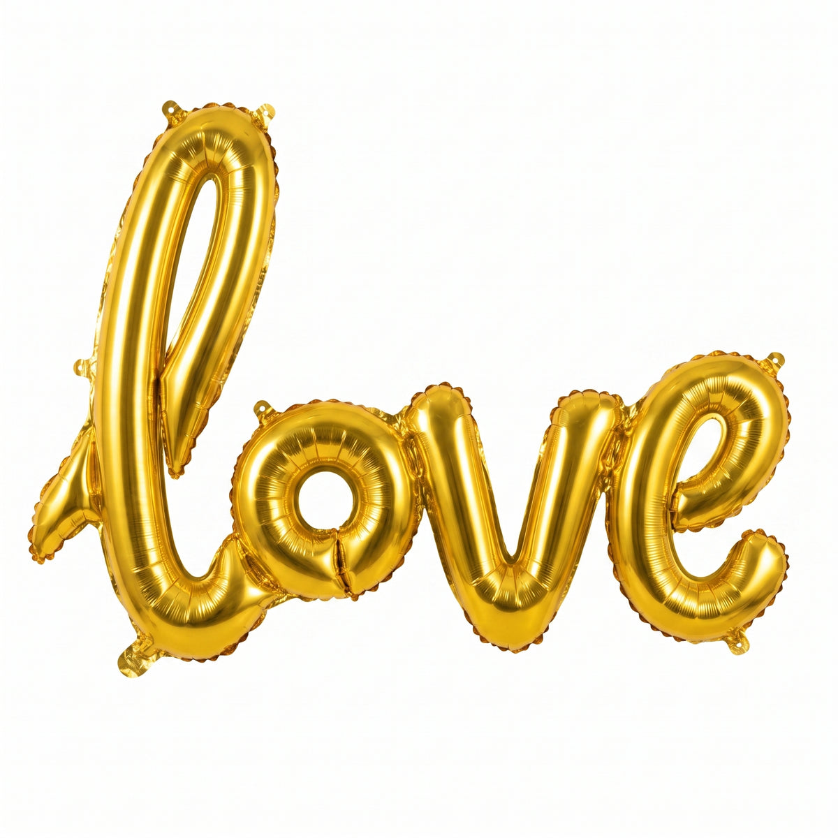 Gold Script Love Foil Balloon