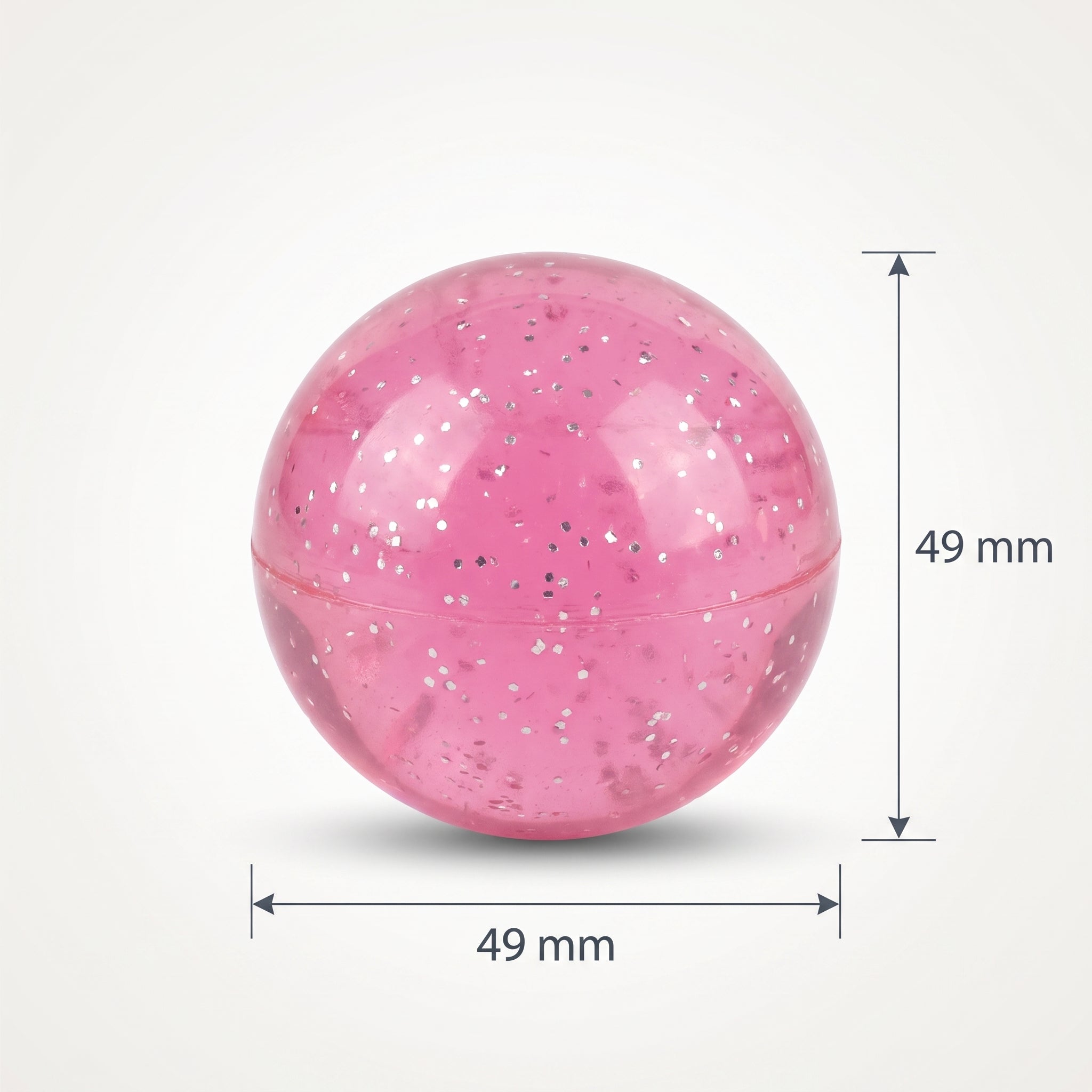 Glitter Star Bounce Ball Favors, 8-Pack, Multi-Color