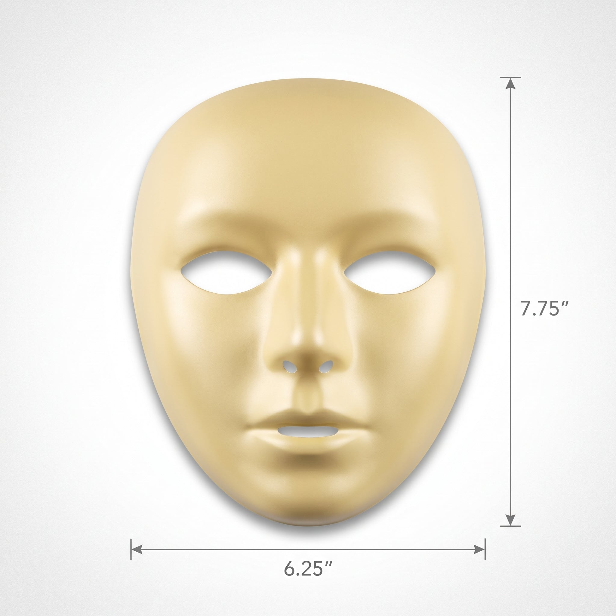 Gold Full Face Mask - Perfect for Team Spirit and Costume Events