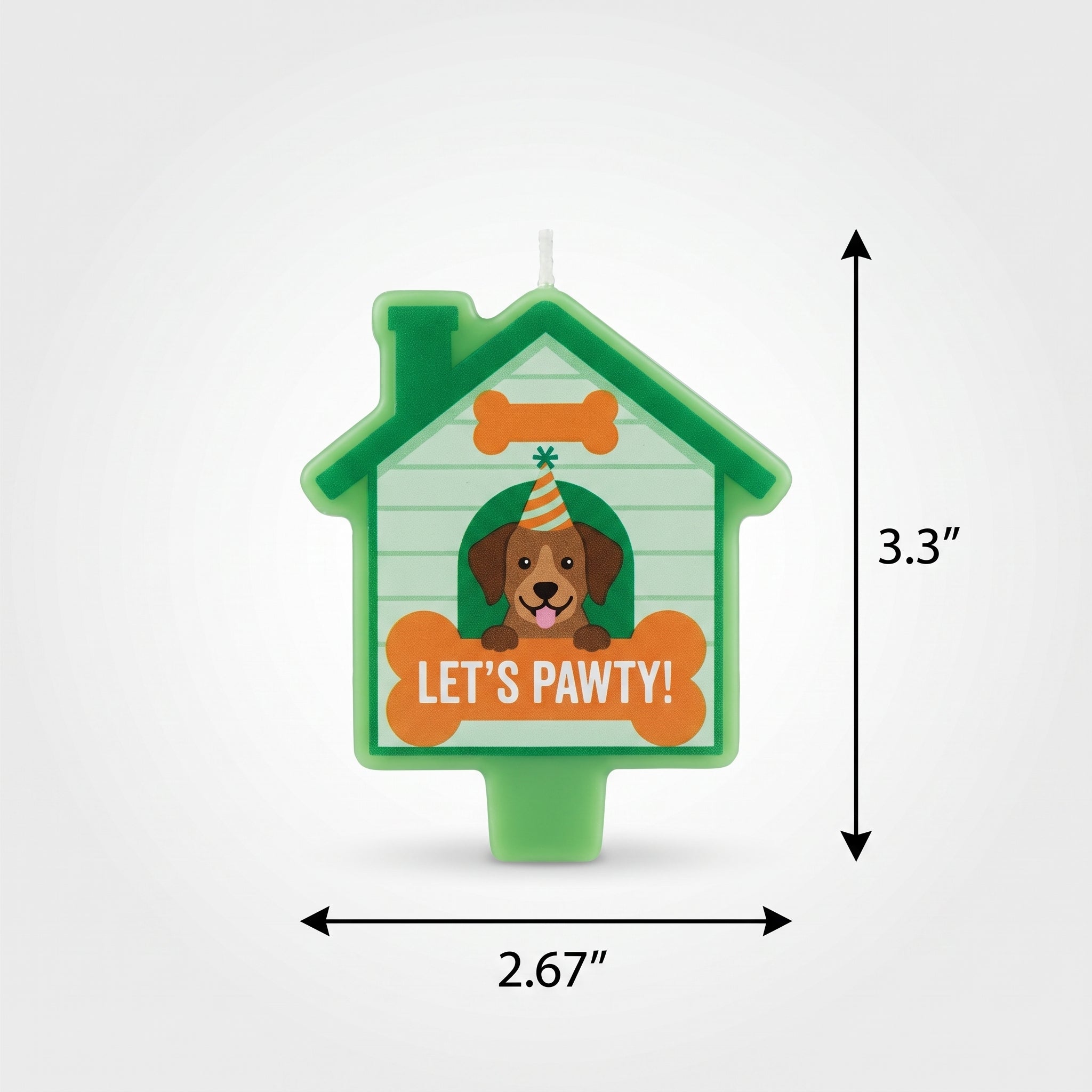 Let's Pawty Birthday Candle for Kids