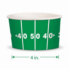 Football Field Treat Cups, 4-Inch, 8-Pack