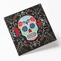 Day of the Dead Luncheon Napkins ‚Äì Halloween Party Essentials