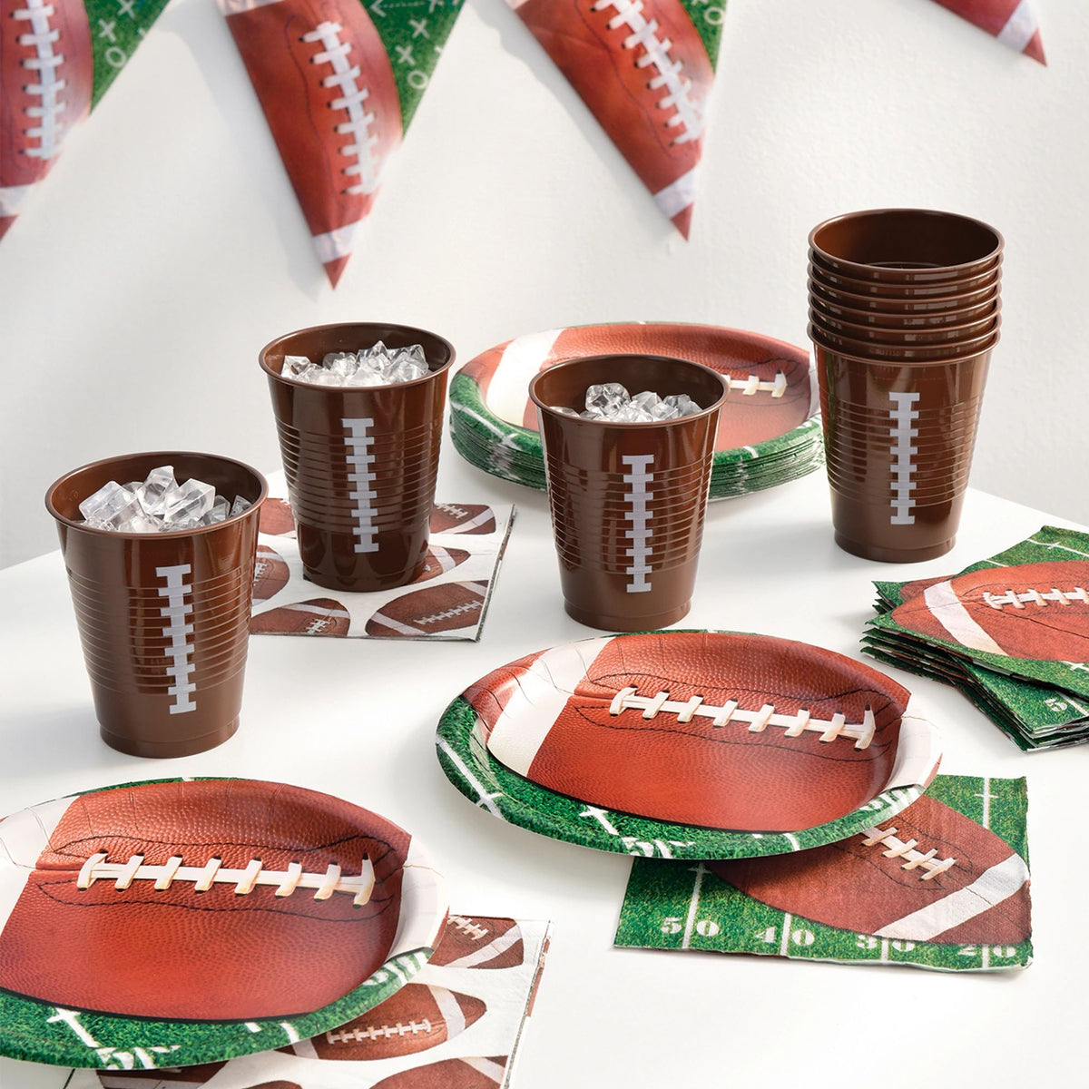 Game Day Football Party Tableware Kit