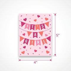 "It's a Girl" Baby Shower Invitation Card