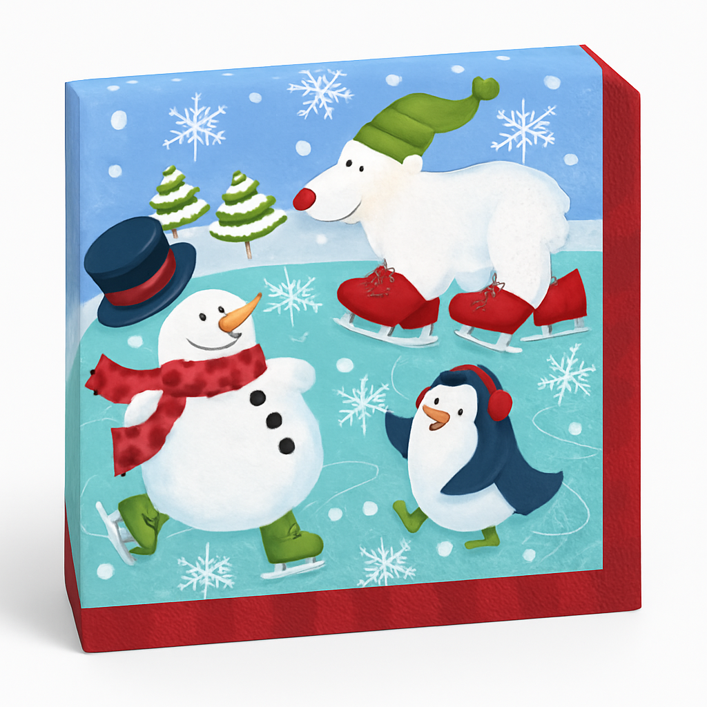 Festive Holiday Fun Luncheon Napkins - 2-Ply, 16ct