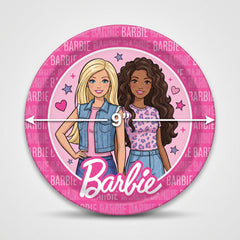Barbie Dream Together 9-Inch Round Paper Plates - 8 Pack