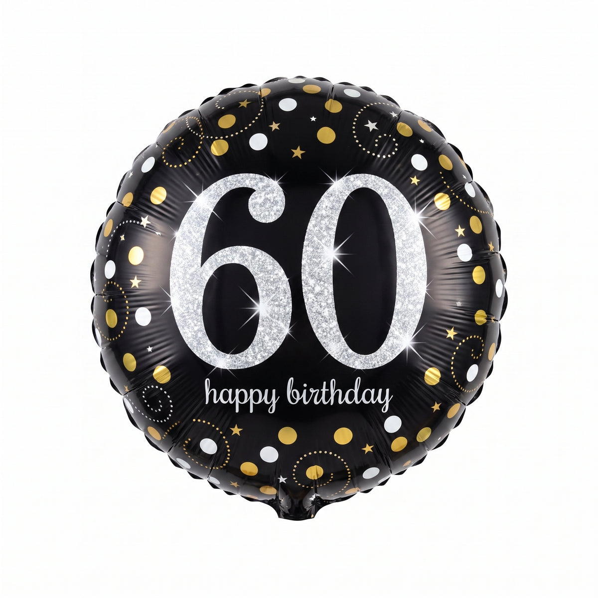 18" Sparkling 60th Birthday Foil Balloon