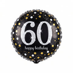 18" Sparkling 60th Birthday Foil Balloon