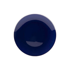 8 In. Classic Navy Design Plastic Plates | 120 Count