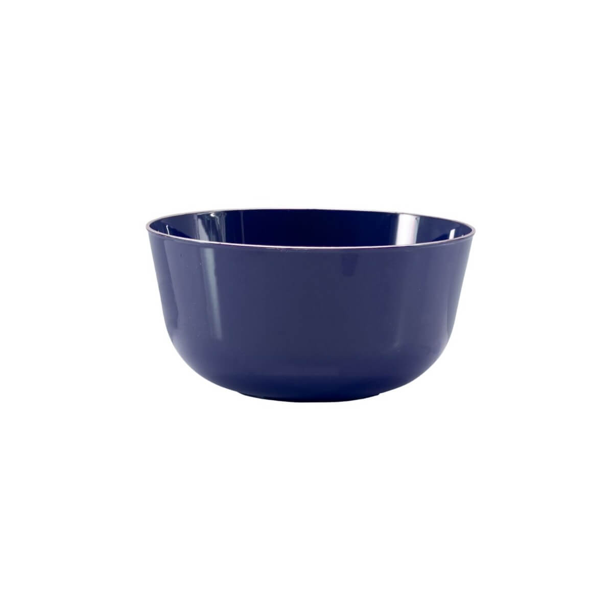 Navy Classic Design Plastic Bowls | 10 Count