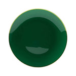 10 In. Green Classic Design Plates | 10 Count