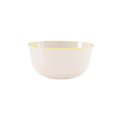 Ivory Classic Design Plastic Bowls | 10 Count