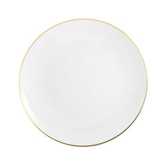 10 In. Classic Gold Design Plastic Plates | 120 Count