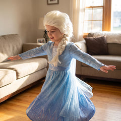 Disney Frozen 2 Elsa Wig with Braided Hair - One Size