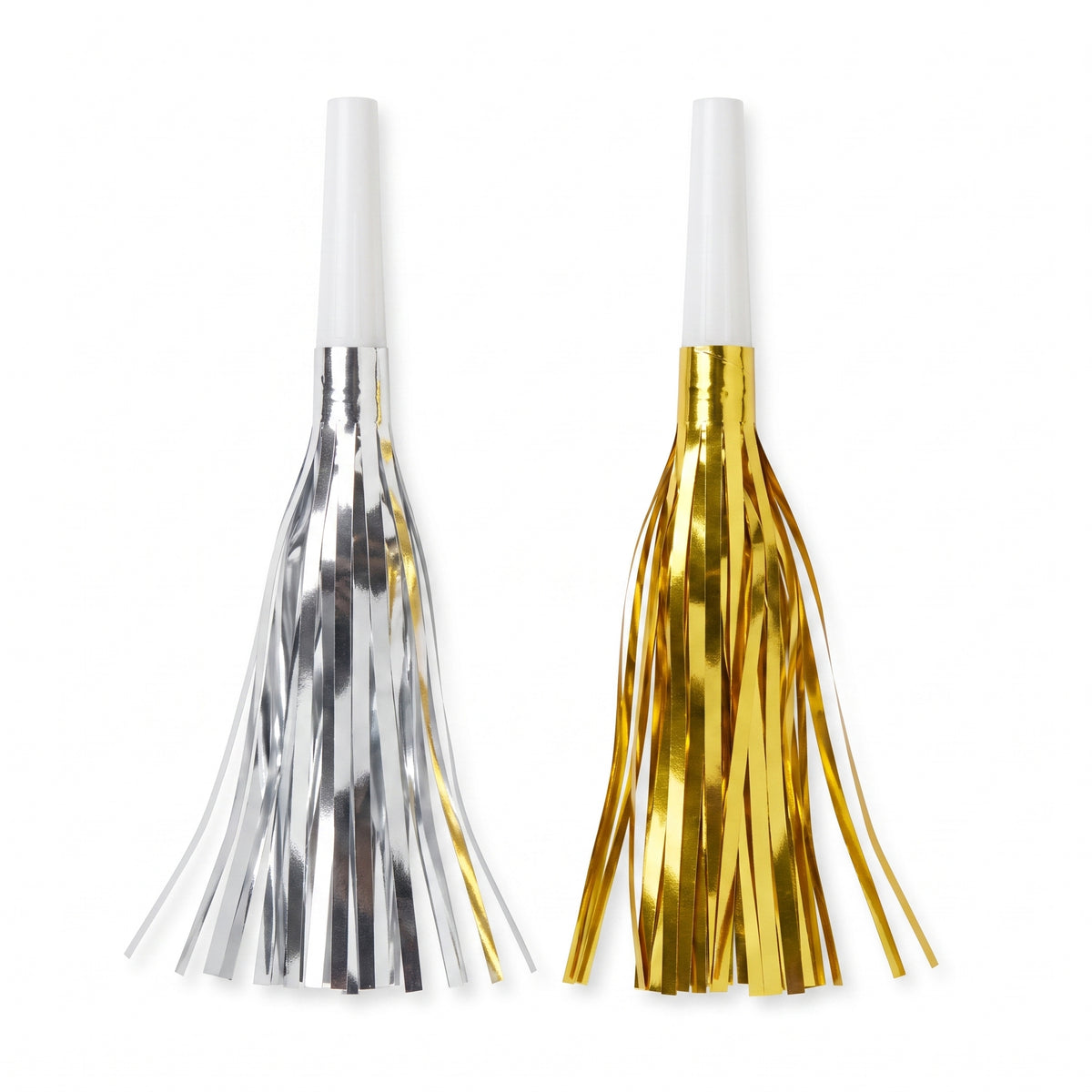 Metallic Gold & Silver Party Squawkers - 30 Pack